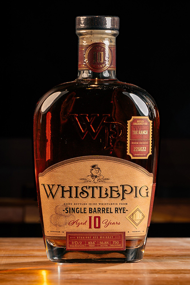 WhistlePig 10 Year Rye bottle