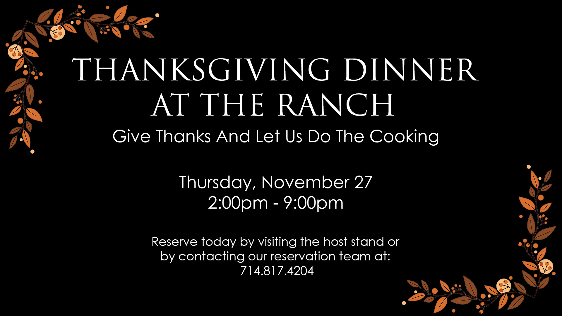 Thanksgiving Dinner