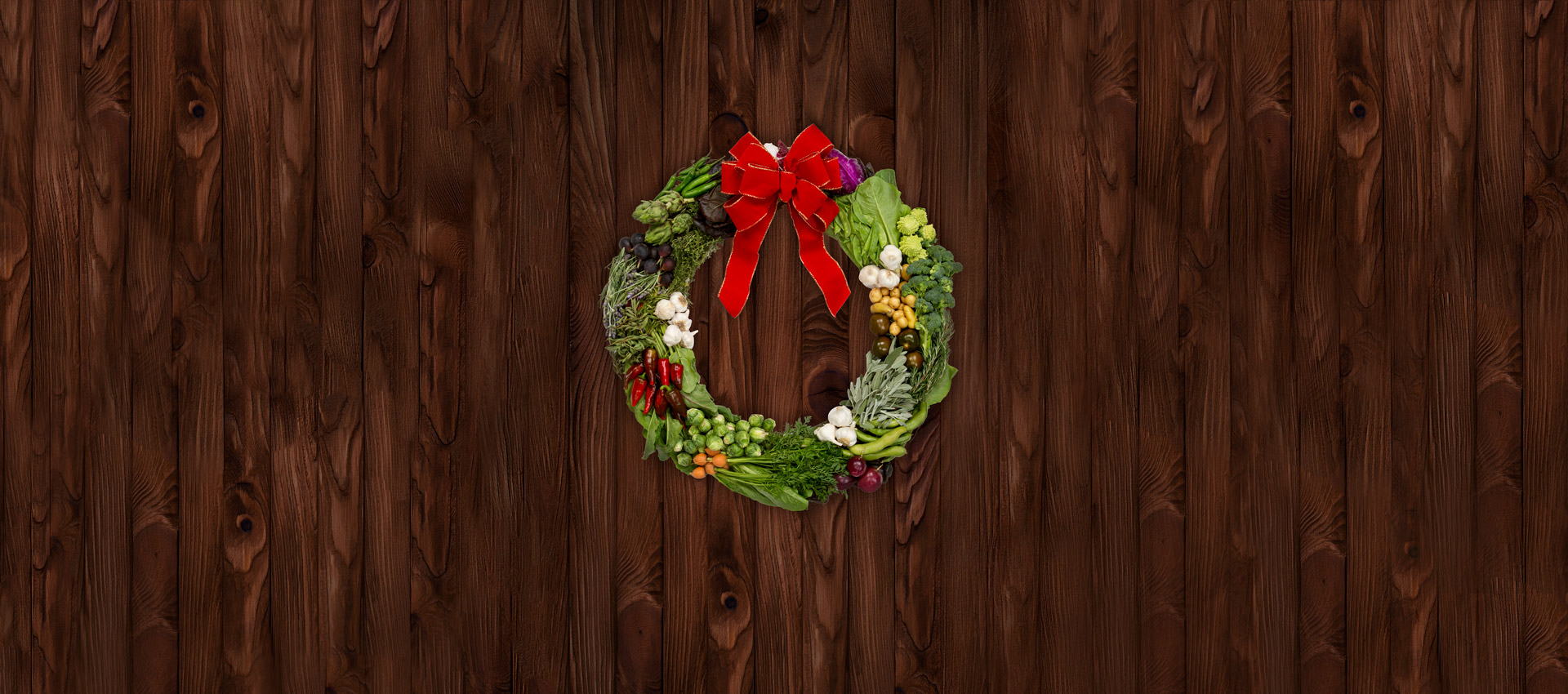 The Ranch wreath poster for Christmas Dinner event