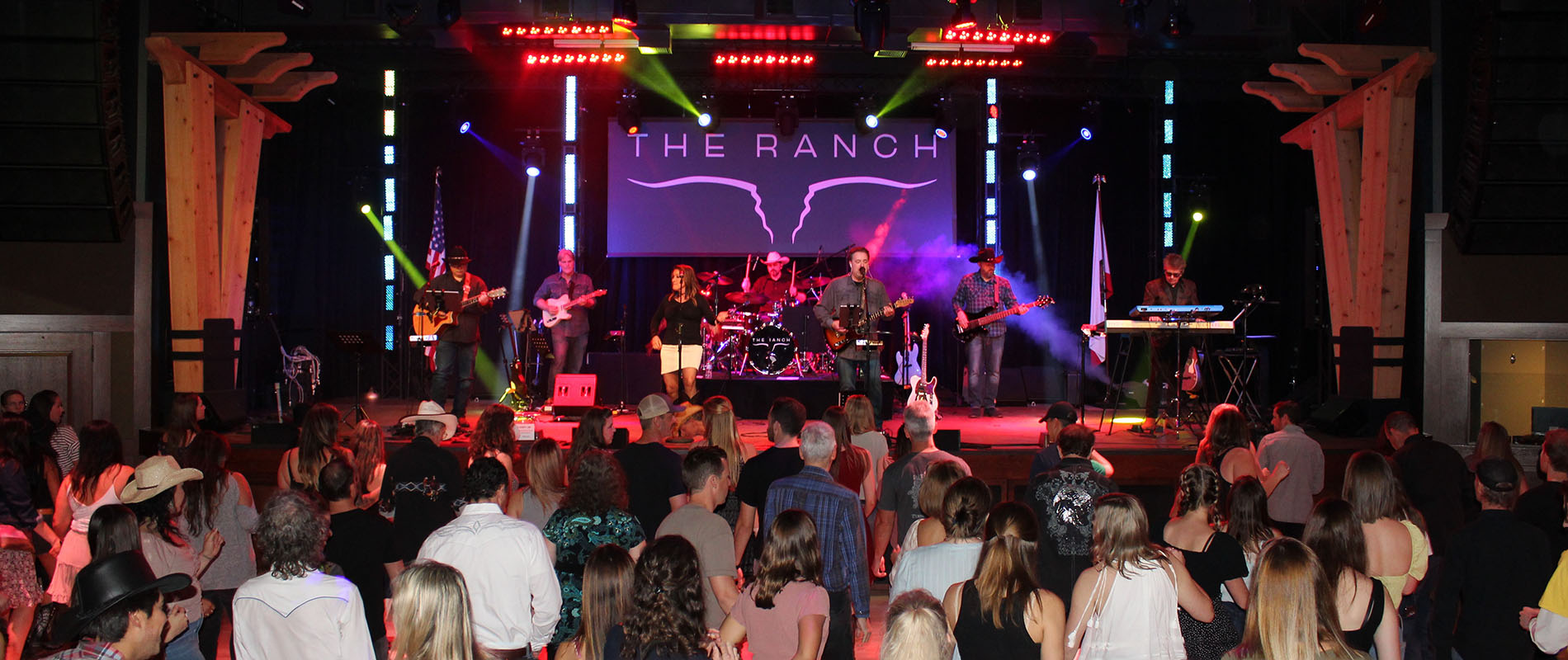 The RANCH Saloon Stage and Dance Floor