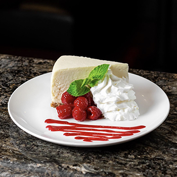 For years, guests have ended their meal with this delicious dessert option! NEW YORK STYLE CHEESECAKE
