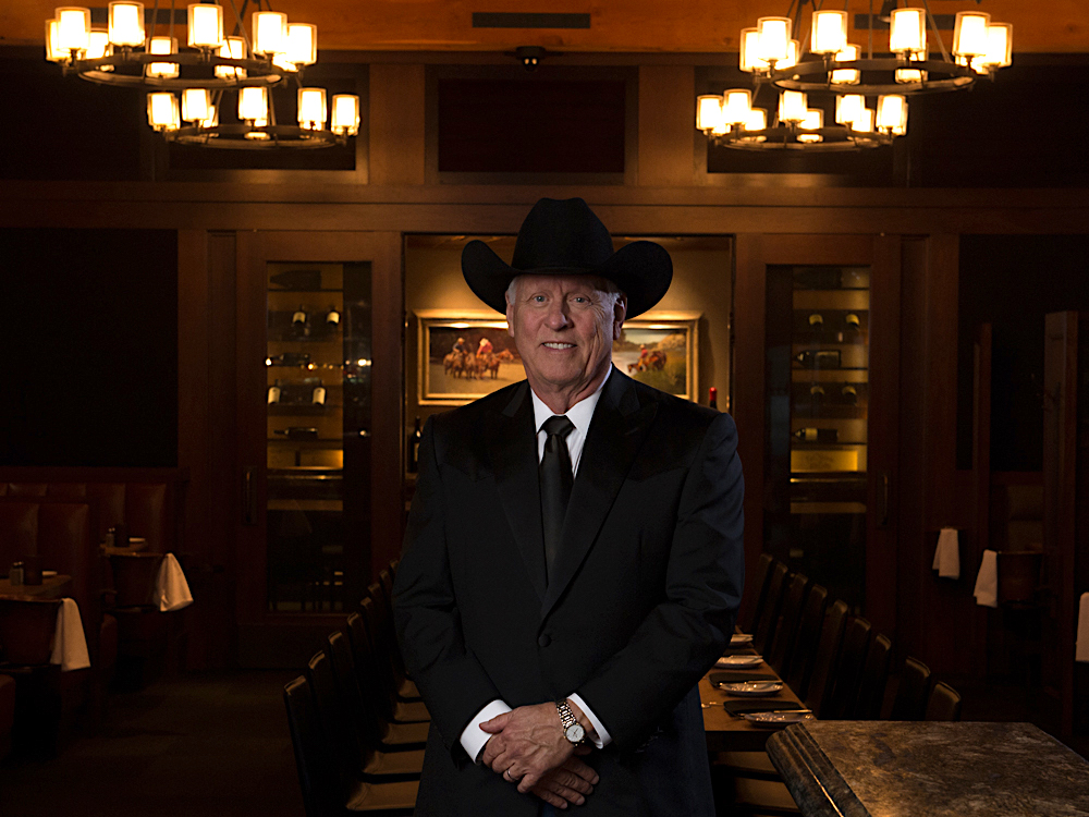 Owner, Andrew Edwards welcomes you from the main dining room of The RANCH Restaurant.