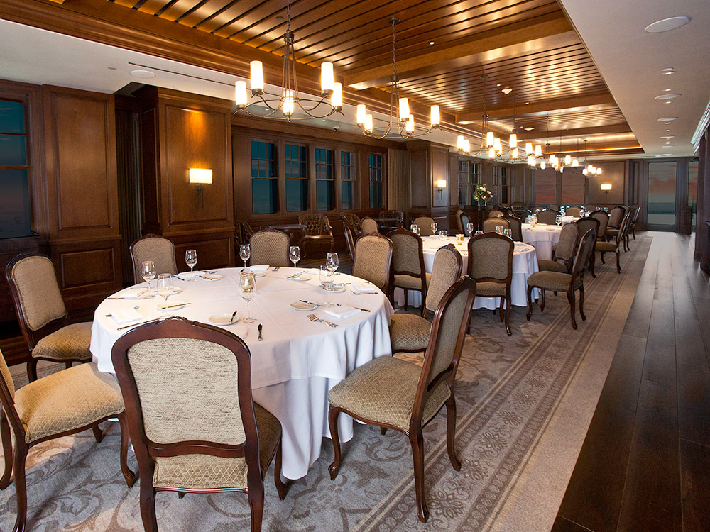 The Dining Room with seating for up to 72 guests.
